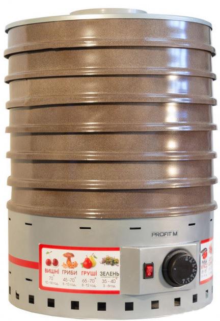 Сушка для овощей и фруктов ProfitM ЭСП-02 820 Вт 20 л Серый (6770)