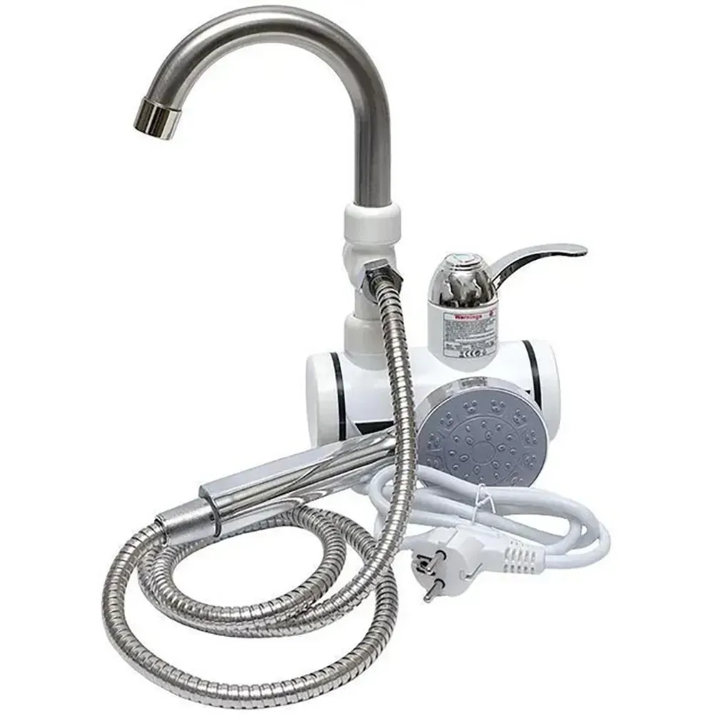 Проточный водонагреватель Delimano с LCD экраном и лейкой душем 3000 Вт (234591520) - фото 8 Проточный водонагреватель Delimano с LCD экраном и лейкой душем 3000 Вт (234591520) - фото 8