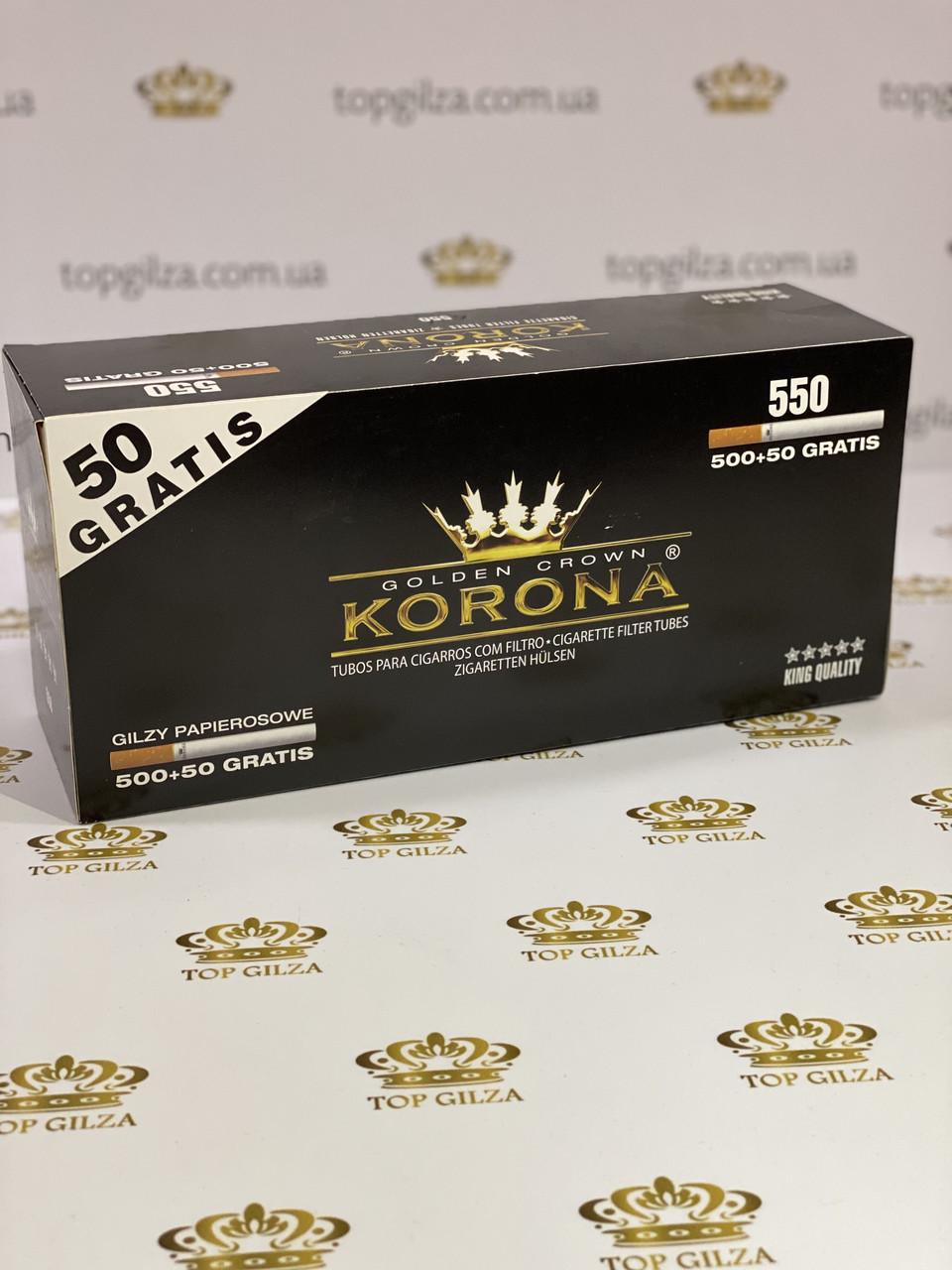 Ящик гильз для набивки сигарет табаком Korona Golden Crown 20 блоков по 550 шт. - фото 2 Ящик гильз для набивки сигарет табаком Korona Golden Crown 20 блоков по 550 шт. - фото 2