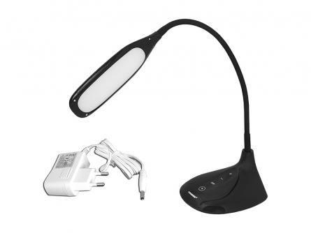 Лампа настільна світлодіодна Tiross TS1803 сенсор Чорний (1291994229) - фото 2