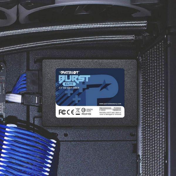 SSD-накопичувач Patriot Burst Elite 120GB 2,5" SATAIII TLC (PBE120GS25SSDR) - фото 2