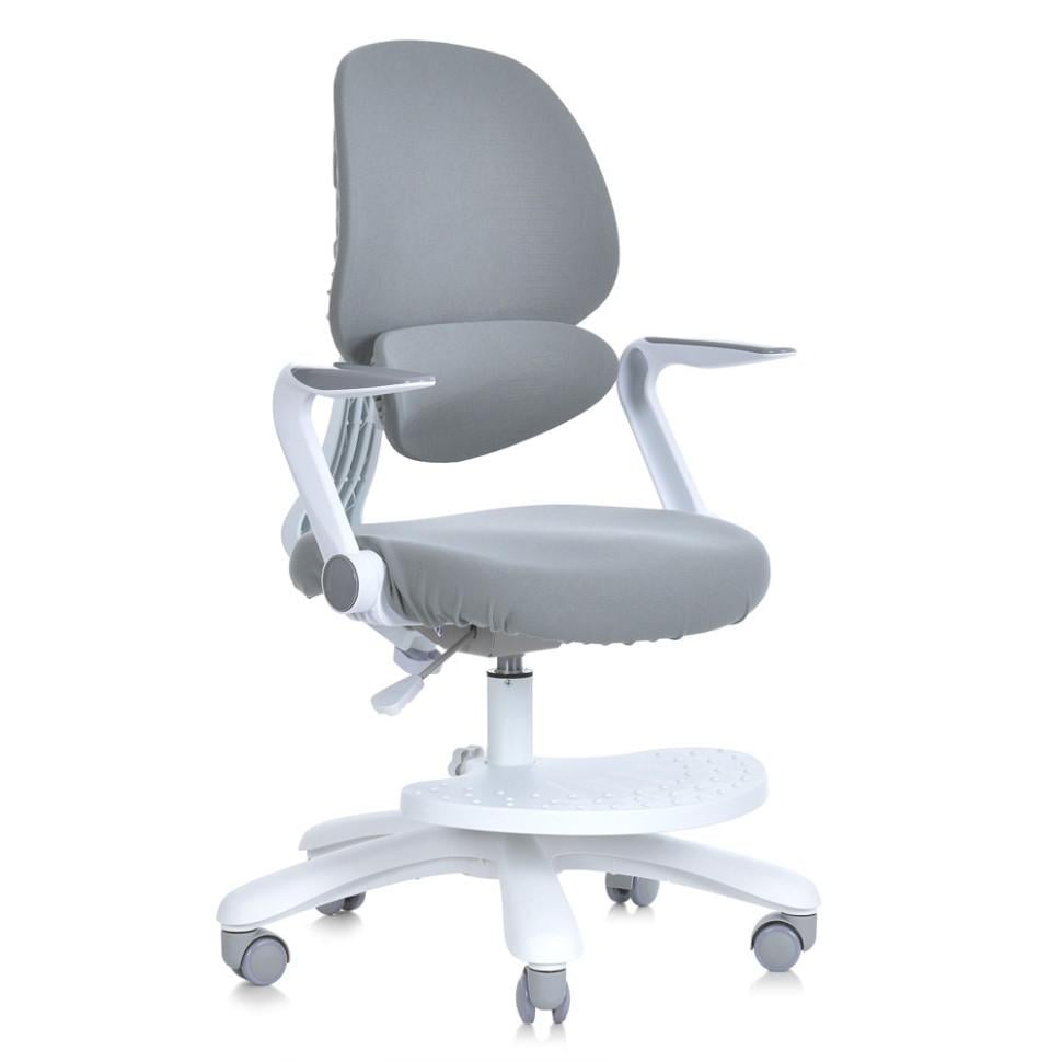 Дитяче крісло Bambi комбінований 68х57х97-109 см регульоване з підлокітником Сірий (KL-154-R-59)