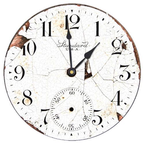 Часы настенные круглые Presentville Standart USA 36 см (CHR K 15M013)