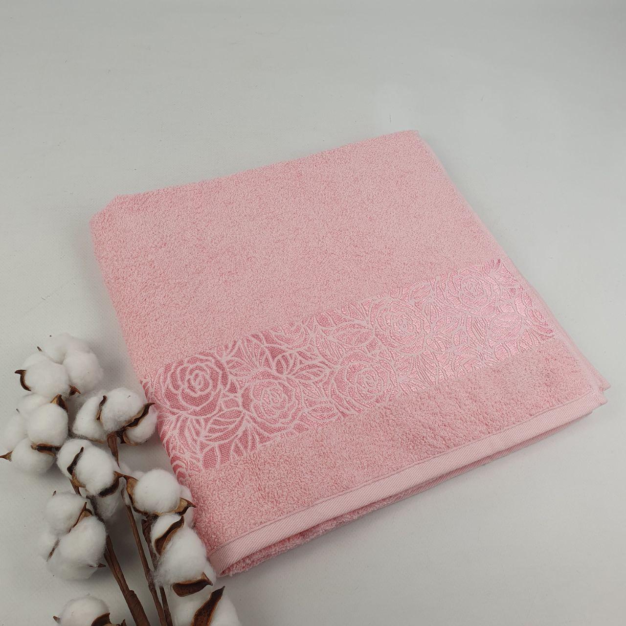 Полотенце Philippus Moss Cotton Rose A556 70x140 см Розовый (CN38960)