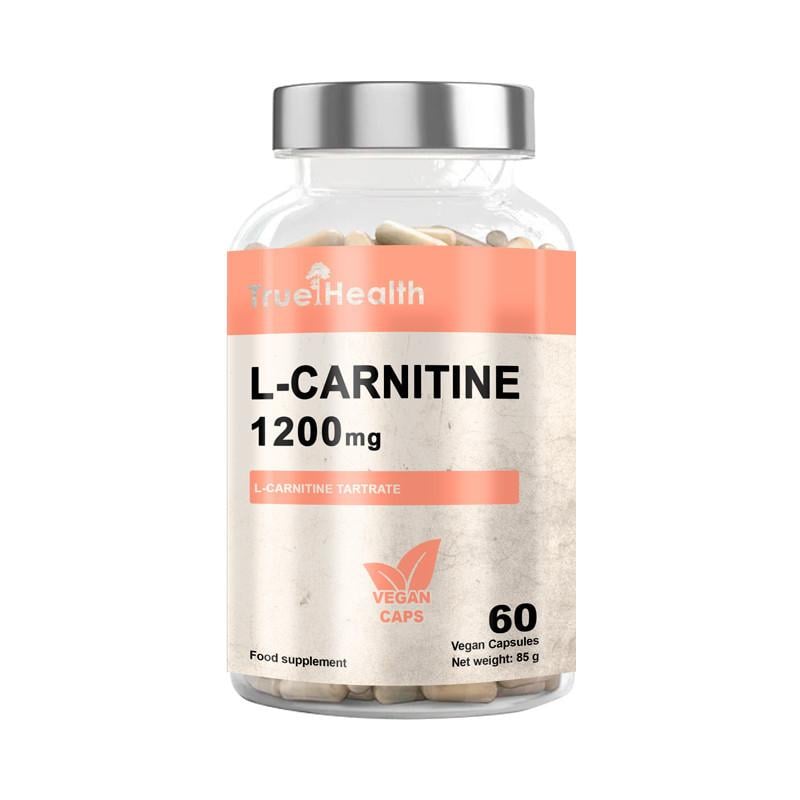 L-карнитин True Health L-Carnitine 1200 mg 60 caps vegan