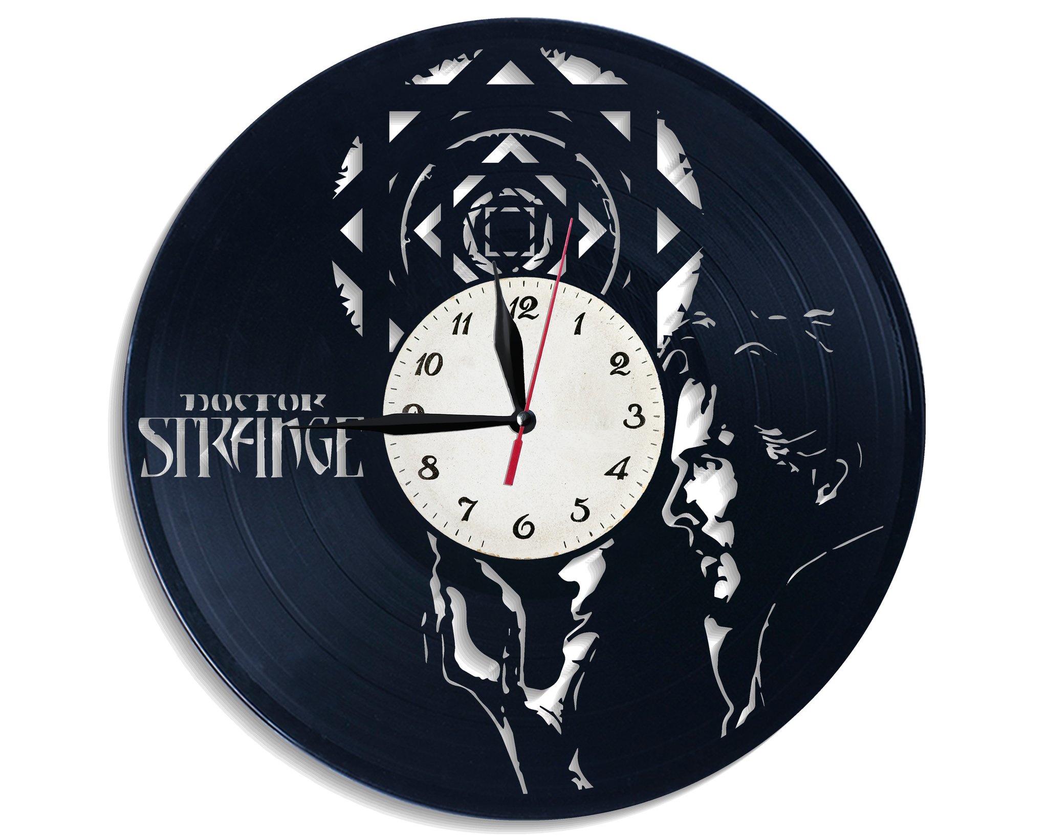 Часы настенные Доктор Стрэндж 2846 из виниловой пластинки