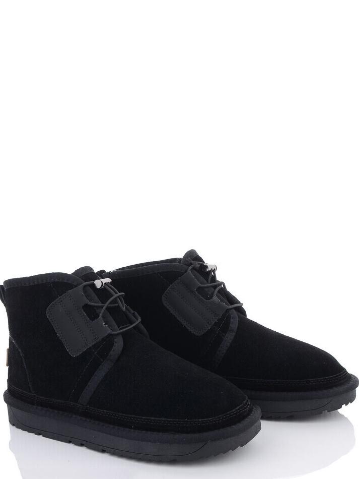 Угги кожаные ITTS H5898 р. 43 Черный