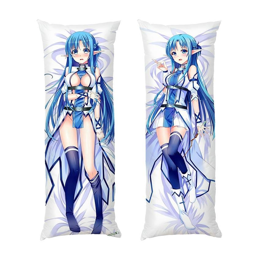 Подушка дакимакура Blue Asuna Kirito Sword Art Online габардин 150х50 см Подушка дакимакура Blue Asuna Kirito Sword Art Online габардин 150х50 см