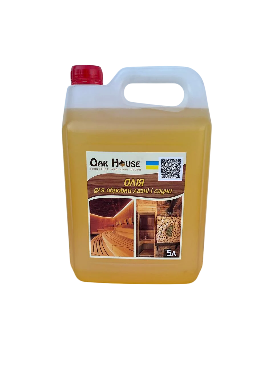 Масло для обработки древесины внутри бани или сауны 5 л (2061866922)