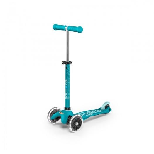 Самокат Micro Mini Deluxe LED Аква (MMD076)
