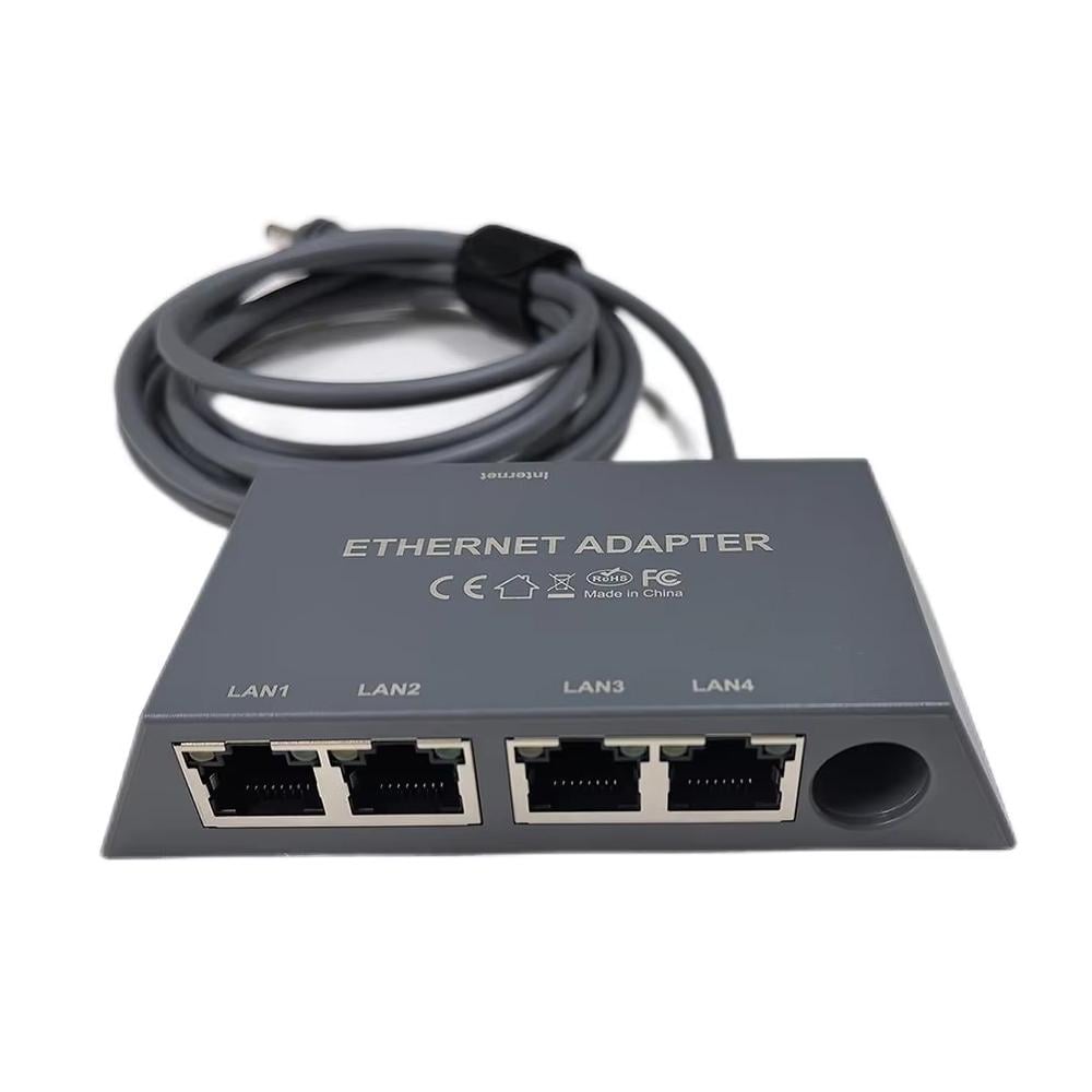 Сетевой адаптер Ethernet Gigabit для спутниковой системы Starlink Gen3 REV4/Starlink Mini + LAN/LAN кабель 1 м RJ45