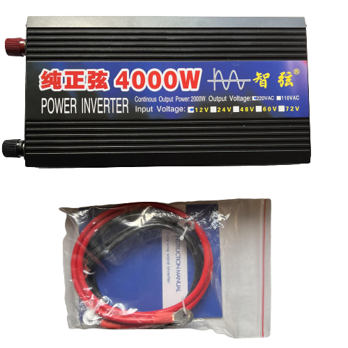 Инвертор чистая синусоида пиковая мощность 4000 Вт 12 В-220 В
