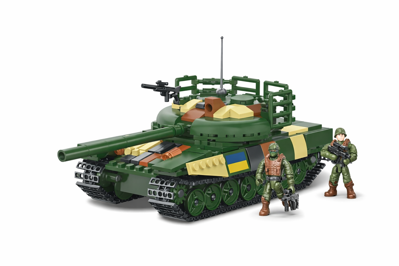 Конструктор Limo Toy KB 1130 техника ВСУ Танк Т-72 АМТ 471 деталь