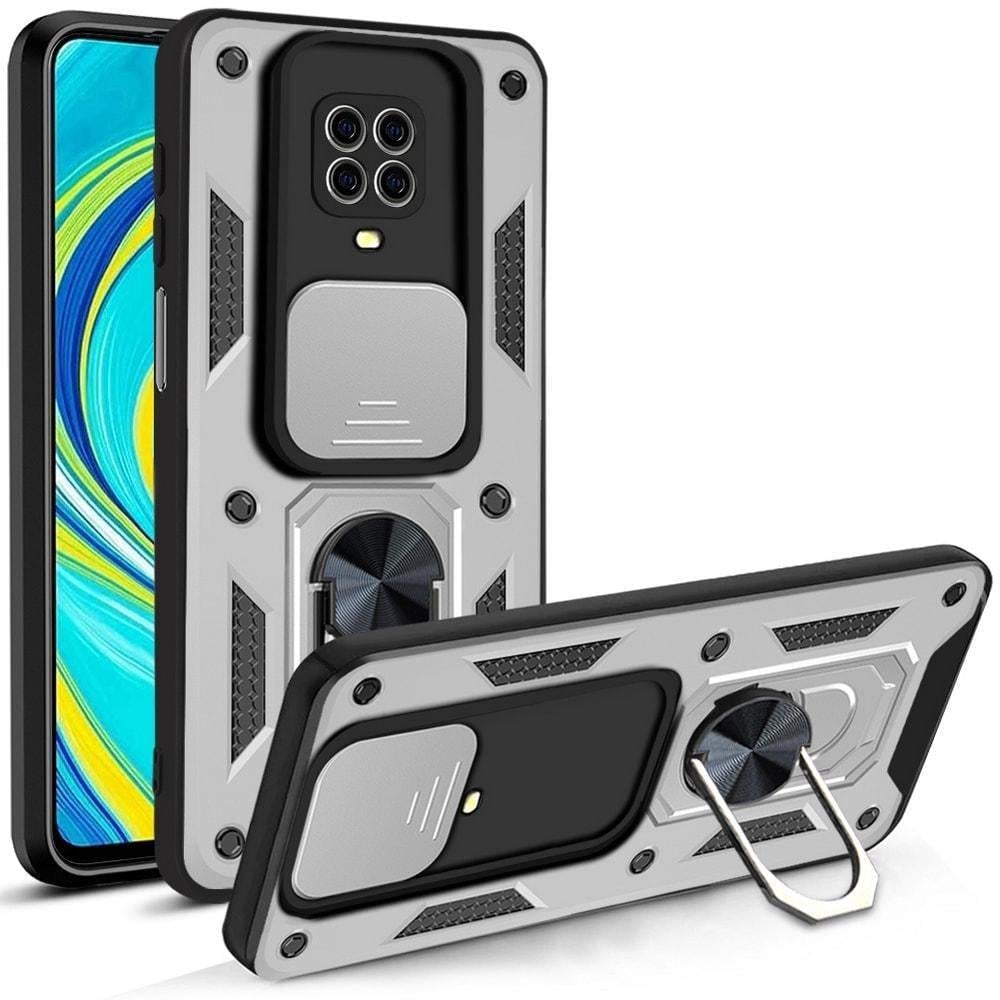 Чохол із захистом камери 3DGuard Xiaomi Redmi Note 9 Pro Silver (32507-59)