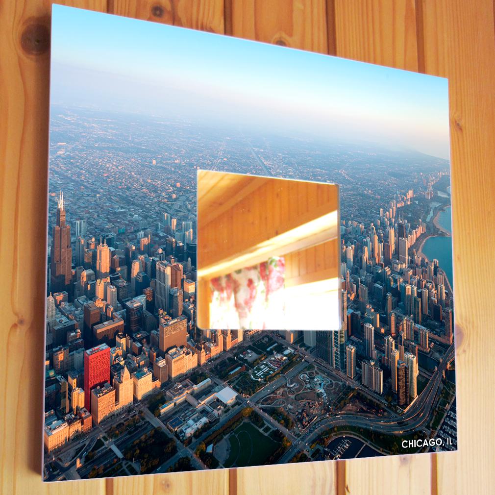 Дзеркало декоративне Чикаго 260х260 мм (M04004)