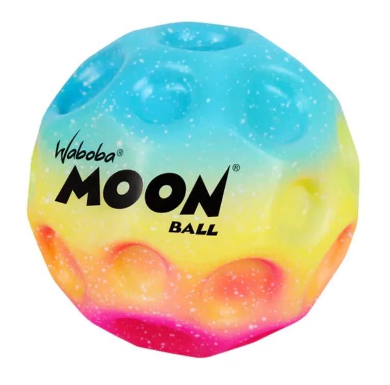 Мяч Waboba Gradient Moon 6 см Голубо-желто-розовый