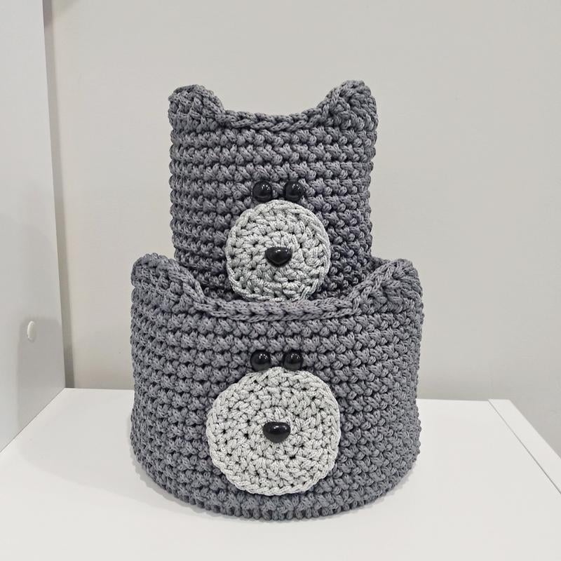 Набор корзинок органайзеров ручной работы (23540-Нов)