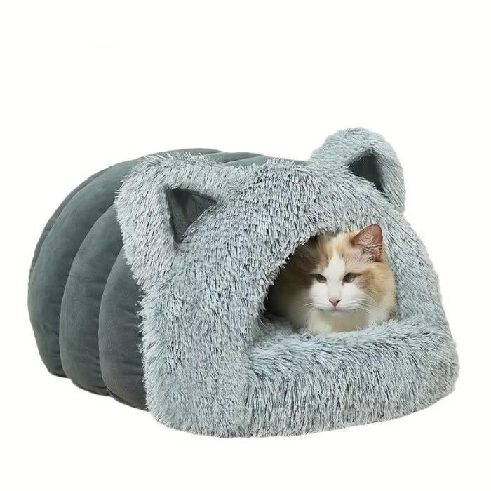 Домик для животных M 50х42х30 см Серый