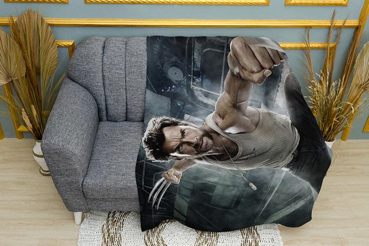 Плед Wolverine Film Marvel плюш двухслойный 150х210 см (113430-3) Плед Wolverine Film Marvel плюш двухслойный 150х210 см (113430-3)