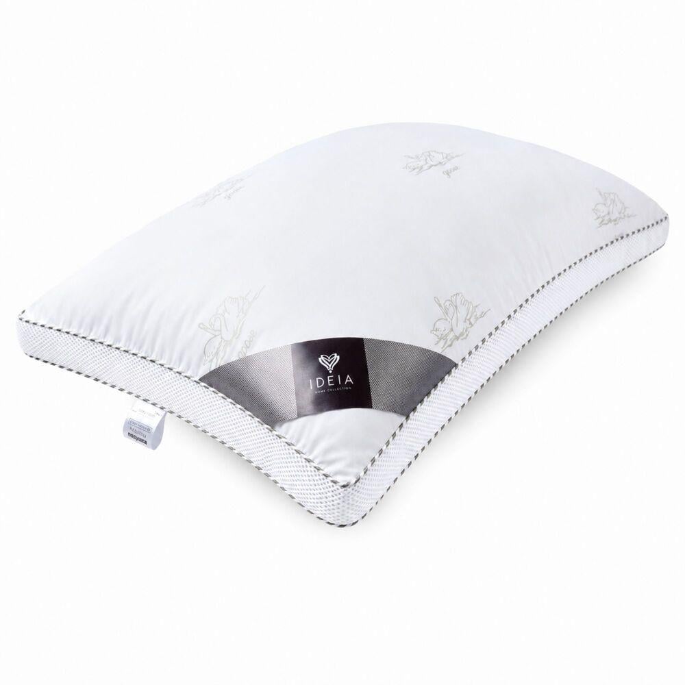 Подушка IDEIA Classica Soft 3D трехкамерная 50х70 см искусственный пух премиум с регулируемой высотой лебеди