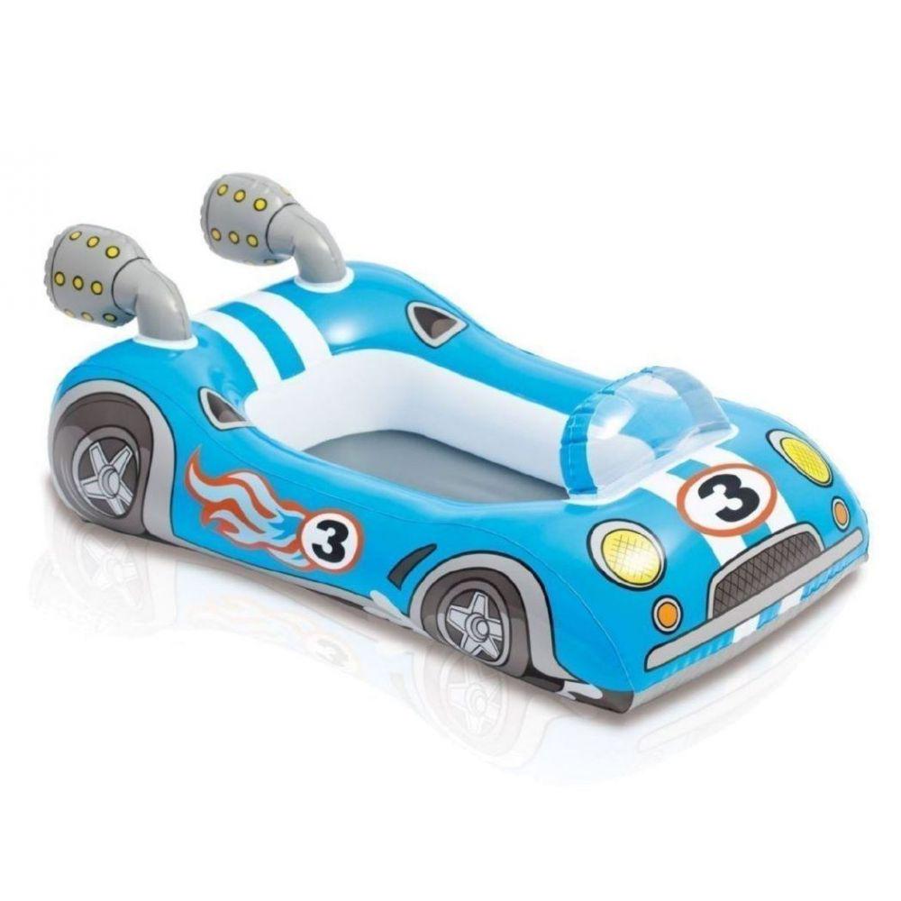 Надувной плит Intex Машинка 100х97 см Голубой (6286)