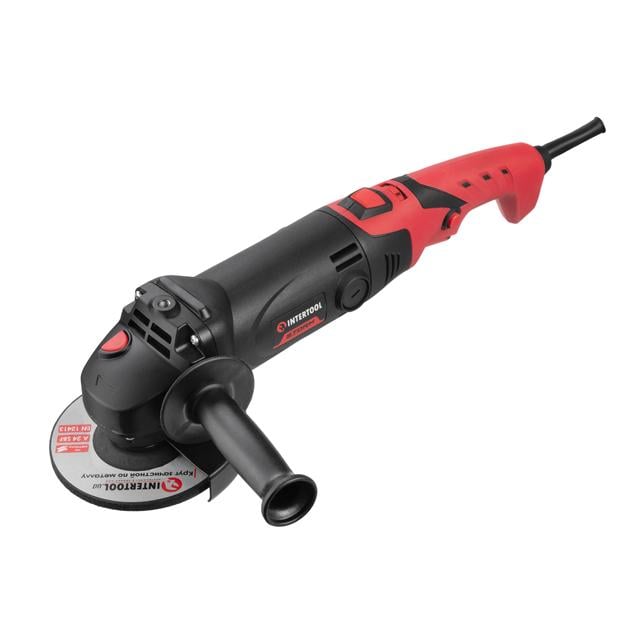Шліфмашина кутова Intertool 1200 Вт 125 мм 5000-12000 об/хв поворотна рукоятка (WT-0225)