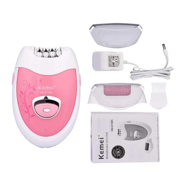Эпилятор пемза Kemei Km-6199A 2в1 (6199) - фото 5 Эпилятор пемза Kemei Km-6199A 2в1 (6199) - фото 5