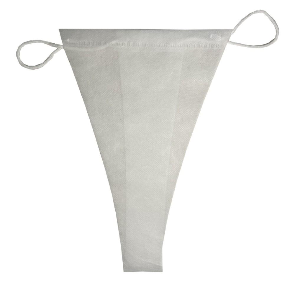 Трусики-стрінги одноразові Monaco Style S/M 50 шт. Білий (88882) - фото 2