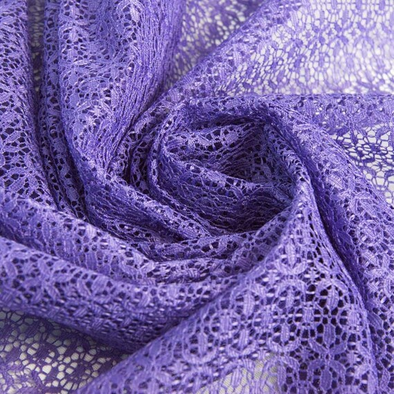 Ткань гипюр IDEIA Софи V-1/12 1,5 м Темно-сиреневый (2200004051659)