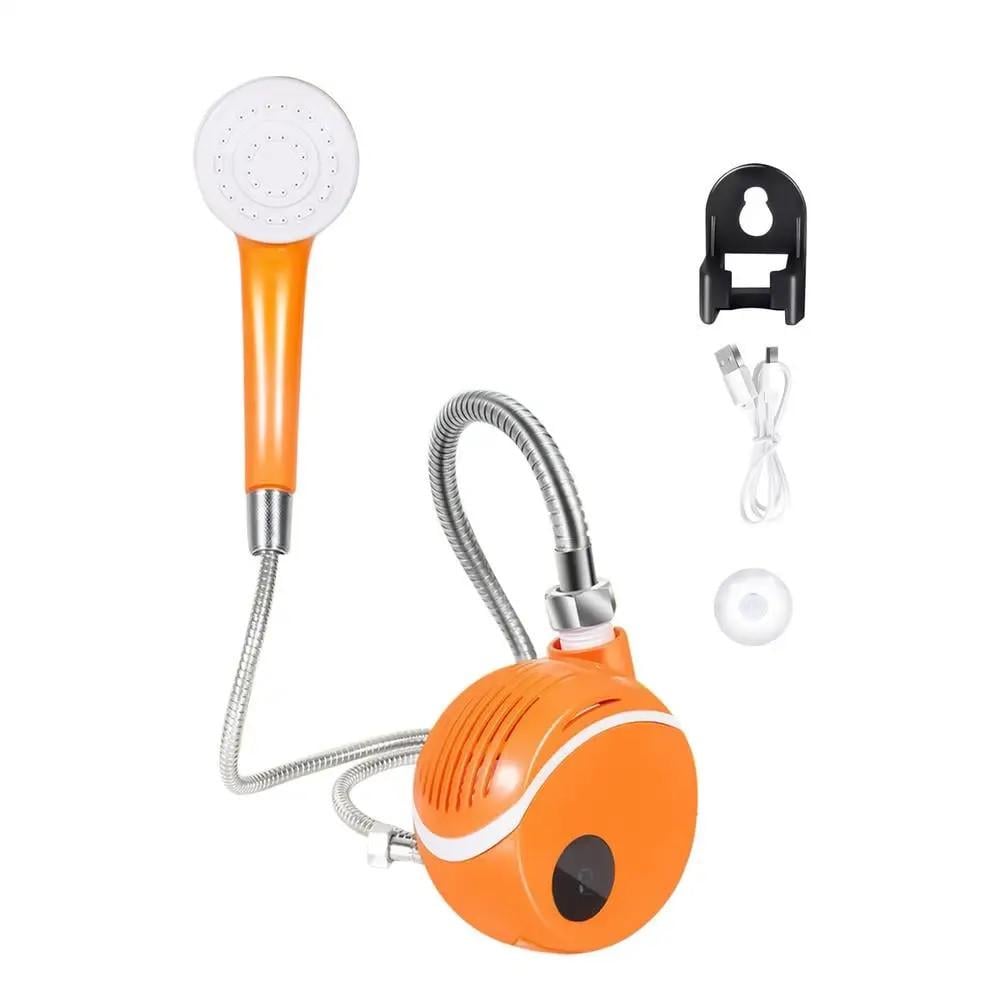 Душаккумуляторный переносной RIAS Portable Outdoor Shower LCD с помпой Orange (3_06551)