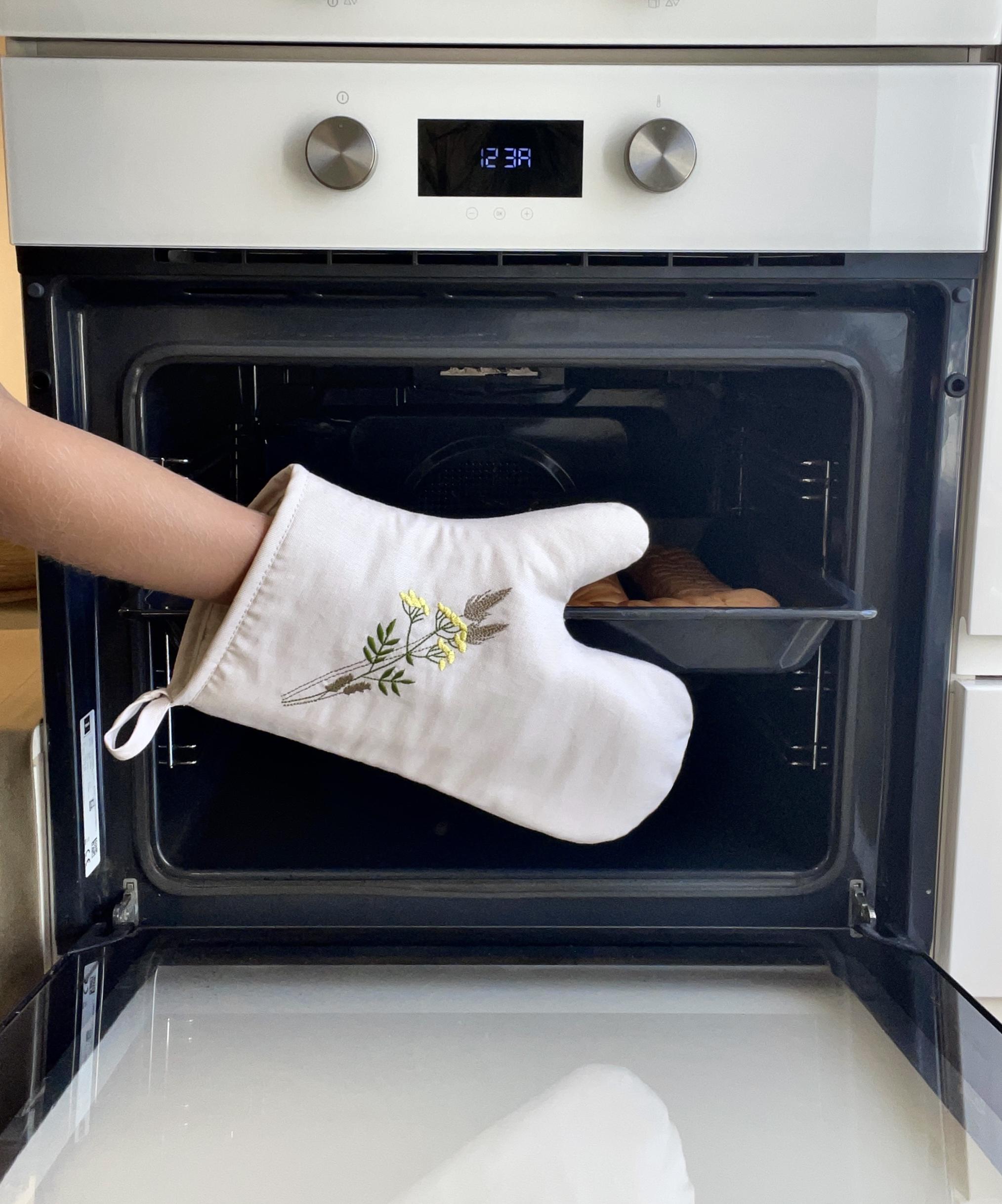 Рукавичка з прихваткою з вишивкою Пижма (29898091) - фото 5 Рукавичка з прихваткою з вишивкою Пижма (29898091) - фото 5