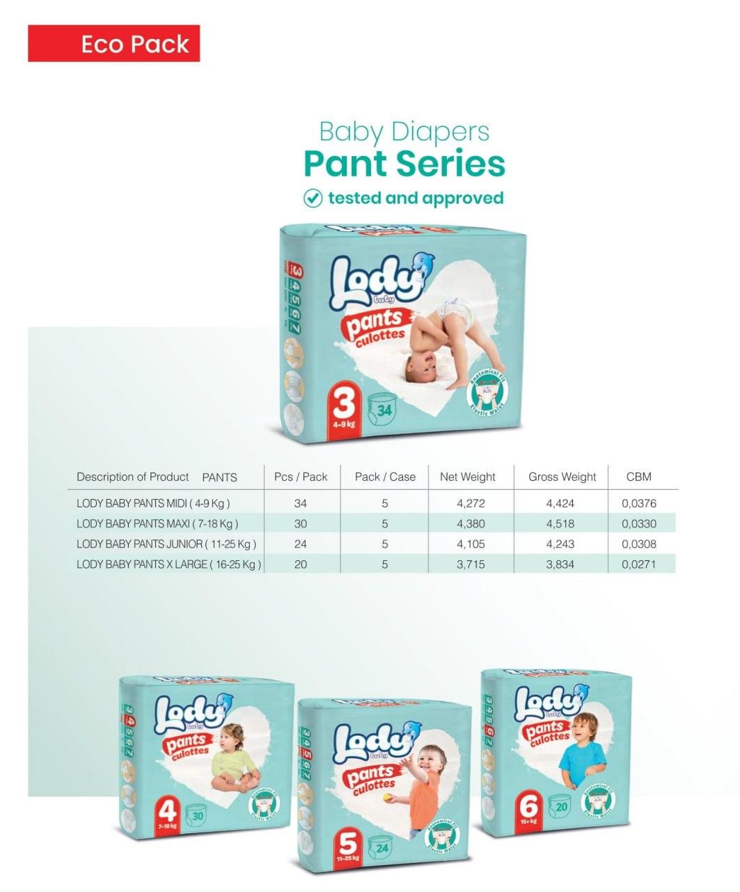 Подгузники-трусики дышащие детские LODY AIR JUNIOR р. 5 11-25 кг 24 шт./уп. (000006648) - фото 2 Подгузники-трусики дышащие детские LODY AIR JUNIOR р. 5 11-25 кг 24 шт./уп. (000006648) - фото 2