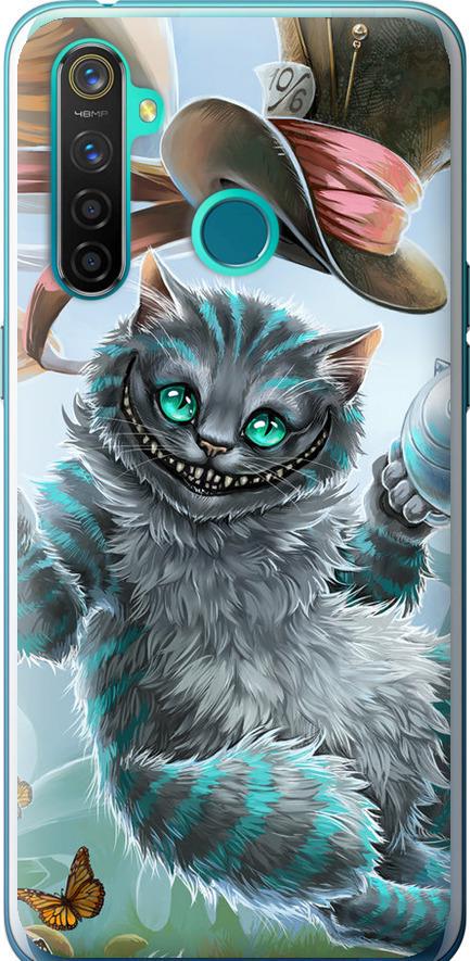 Чехол на Realme 5 Pro Чеширский кот 2 (3993u-1861-42517)