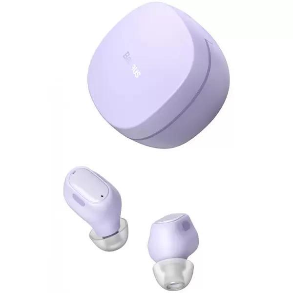 Наушники беспроводные Baseus Bluetooth Encok TWS WM01 Фиолетовый (658723)