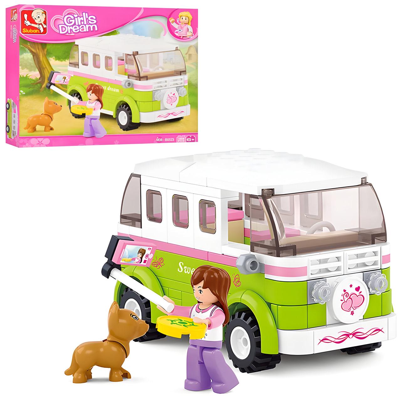 Конструктор Sluban Микроавтобус 158 дет. (M38-B0523)