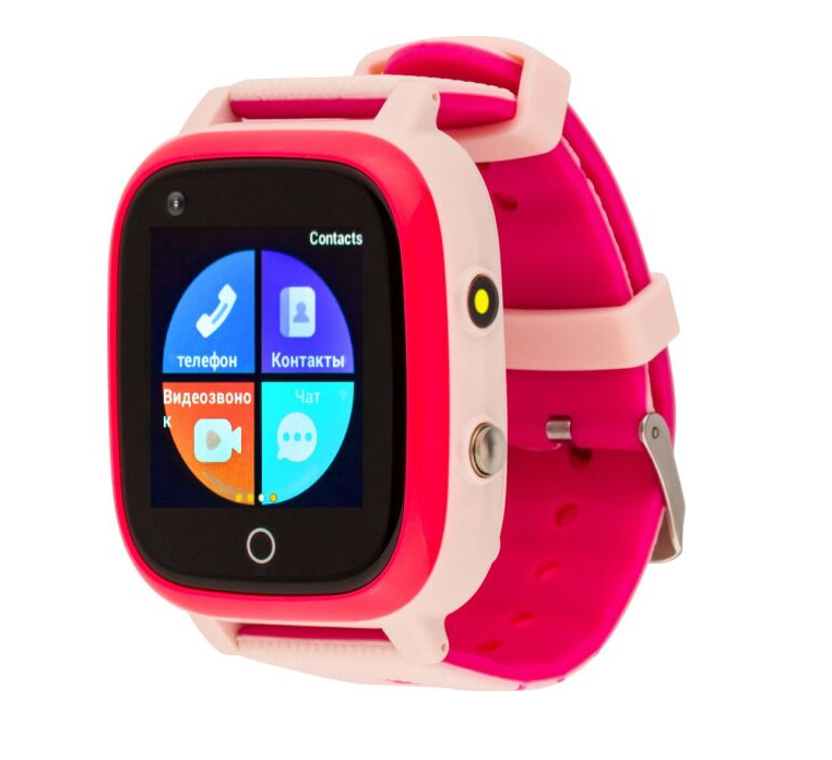 Смарт-часы детские AmiGo GO005 4G Wi-Fi Thermometer Pink (2006802330)