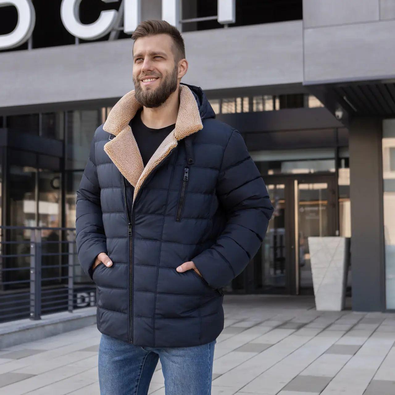 Куртка мужская зимняя Vavalon 269-V р. 62 Синий (29189751) - фото 1 Куртка мужская зимняя Vavalon 269-V р. 62 Синий (29189751) - фото 1