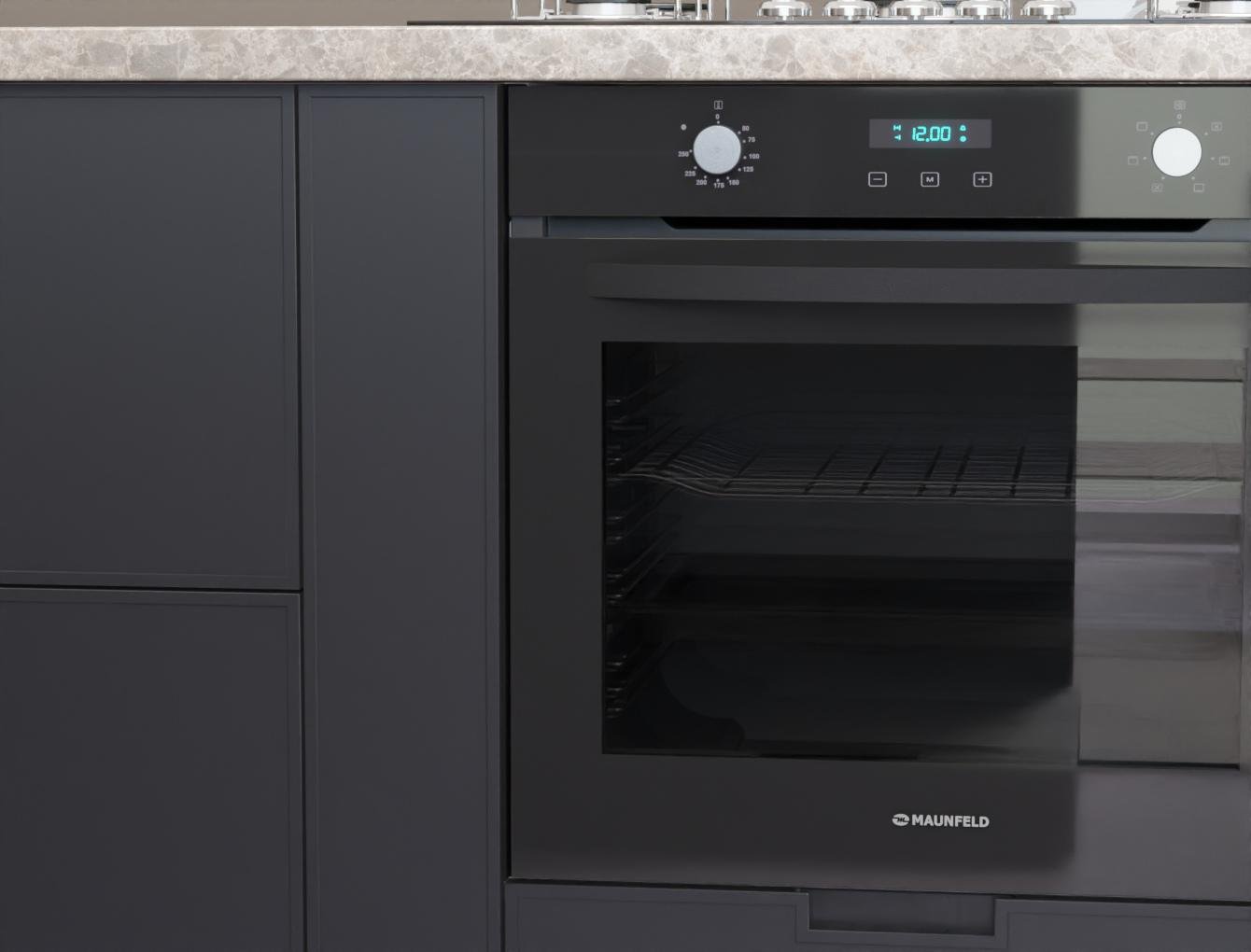 Термоизоляционные планки для тумбы под духовку Loft для ДСП 16 мм Черный - фото 5