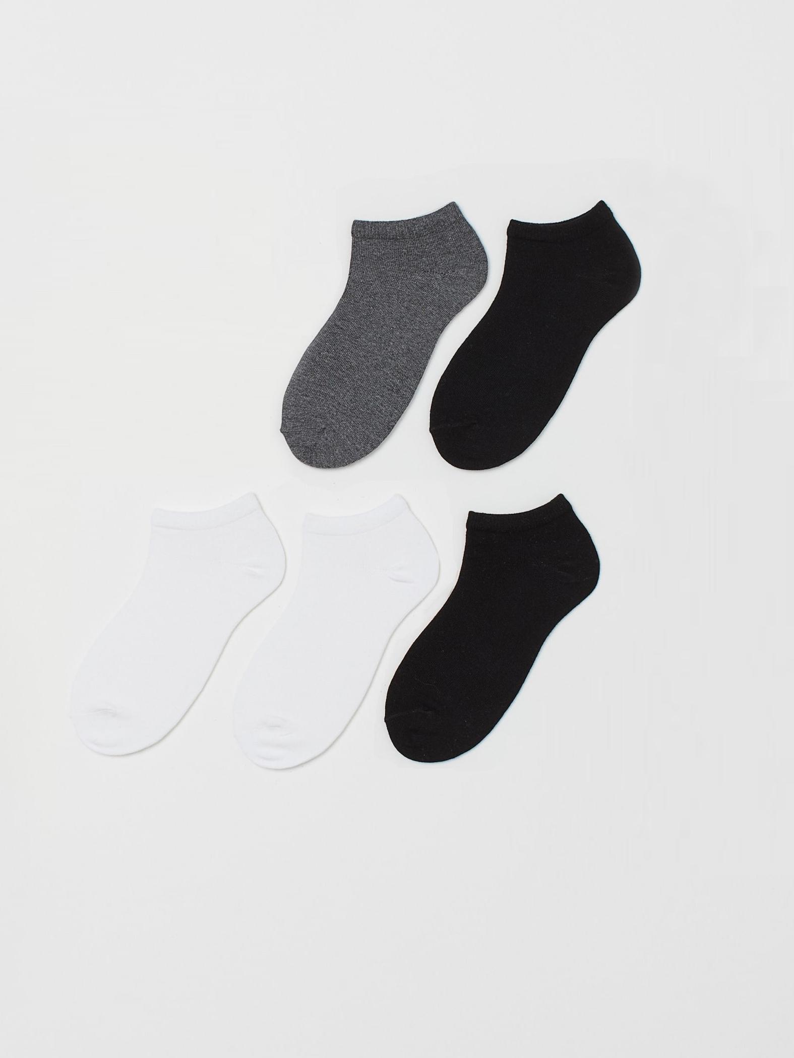 Шкарпетки H&M 25-27 5 пар Чорний/Білий/Сірий (А611724717)