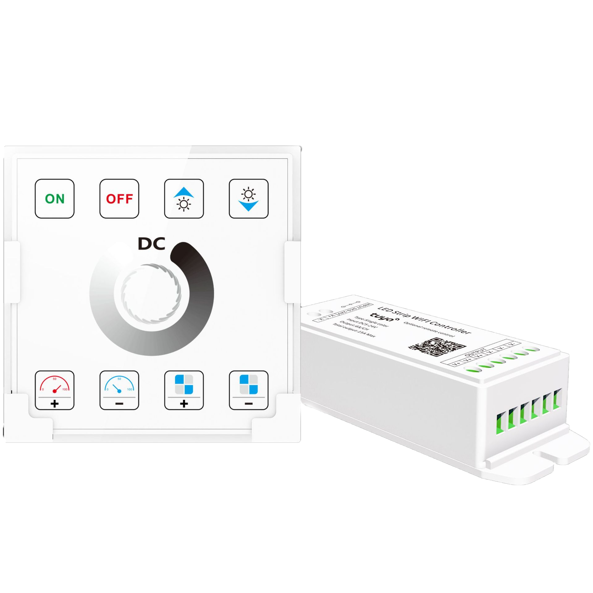 Панель управления димера Prolum Series HomeLink CCT Wi-Fi Tuya сенсорная 12A (29014744)