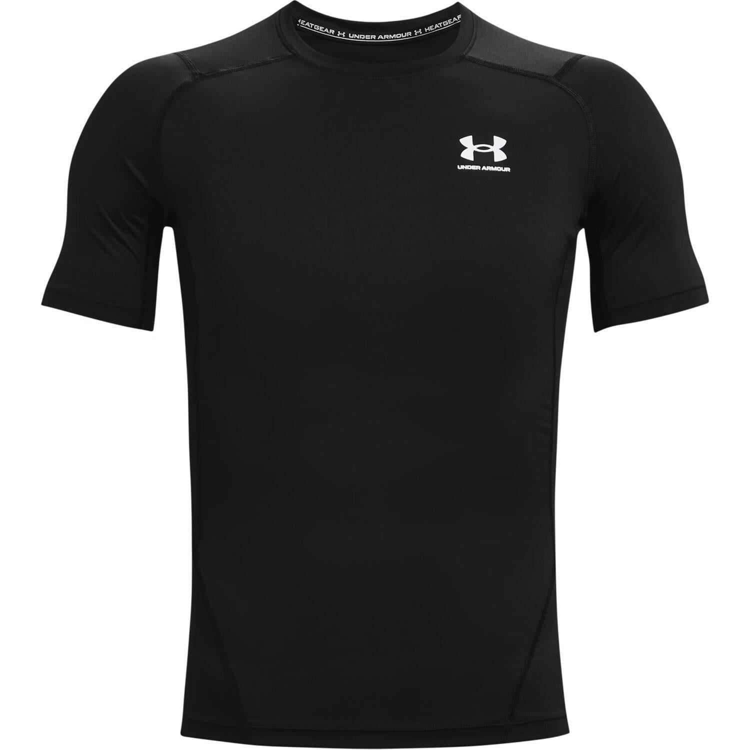 Футболка компресійна Under Armour HEATGEAR SHORT SLEEVE M Чорний (1361518-001)