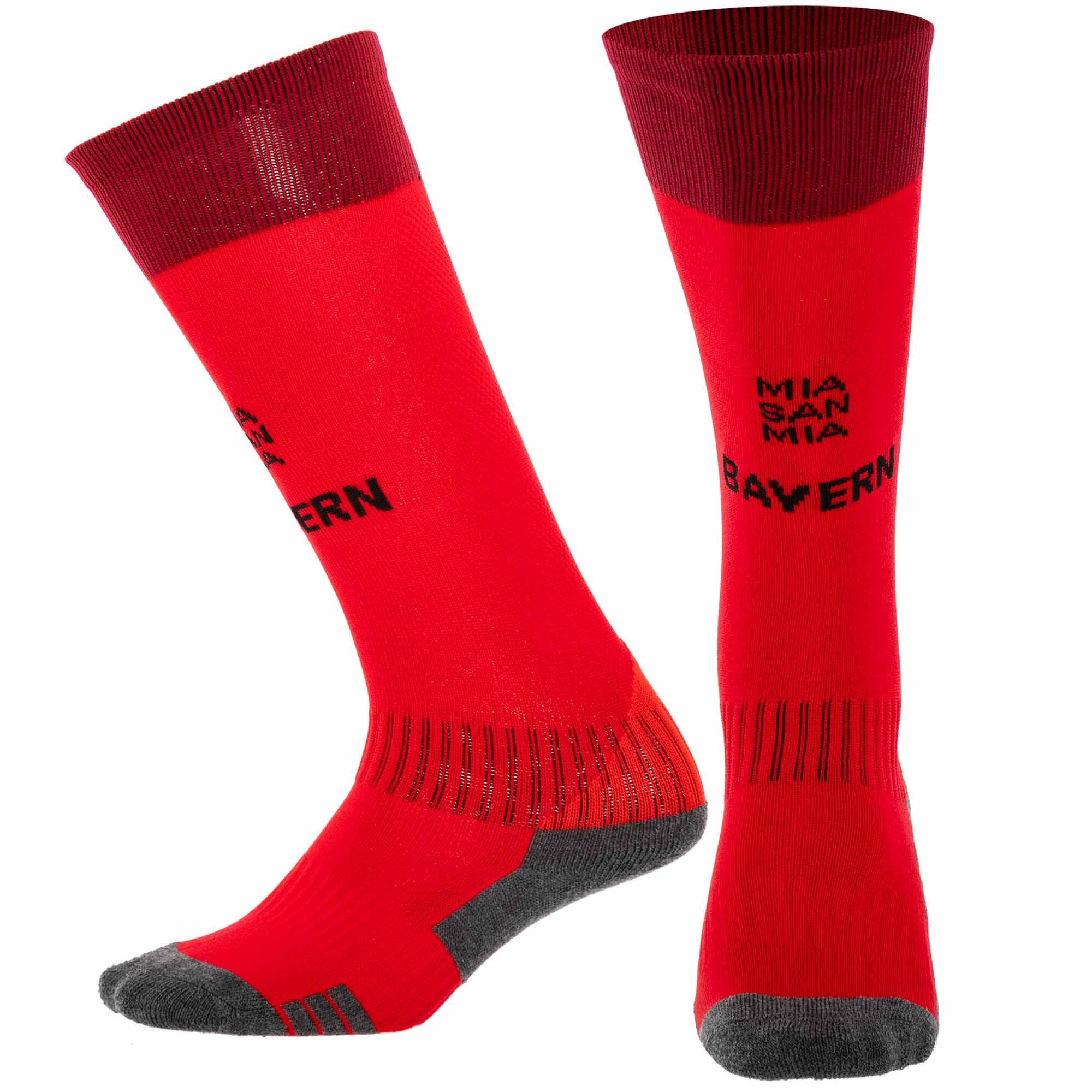 Гетры детские с символикой футбольного клуба SPOINT BAYERN MUNICH HOME 2025 ETM2504-BM1 р. 34-38 Красный (ETM2504-BM1)