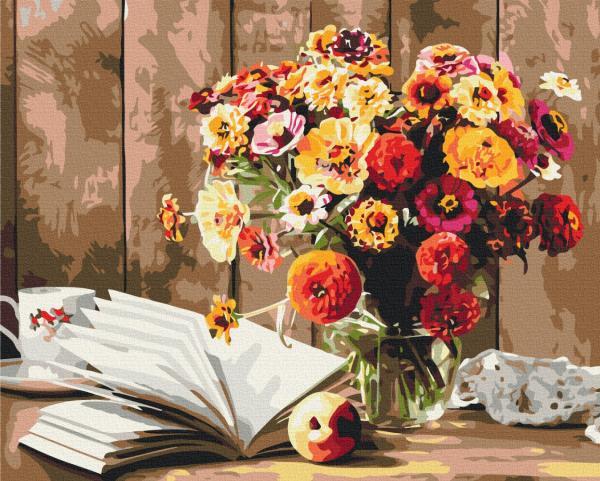 Картина по номерам Brushme Натюрморты Книжный натюрморт 40х50 см в термопакете (BS52766) Картина по номерам Brushme Натюрморты Книжный натюрморт 40х50 см в термопакете (BS52766)