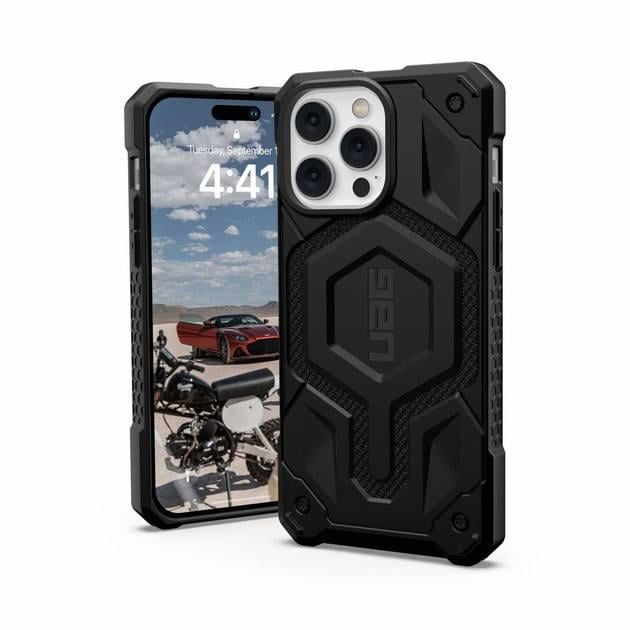 Чохол UAG для Apple iPhone 13 Pro Max Monarch Pro Magsafe, Kevlar Black - фото 3