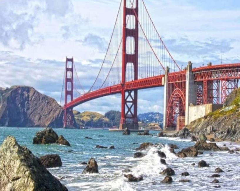 Набір для творчості алмазна картина Strateg Міст Золоті Ворота HEG86113 30x40 см (MTT-191755) Набір для творчості алмазна картина Strateg Міст Золоті Ворота HEG86113 30x40 см (MTT-191755)