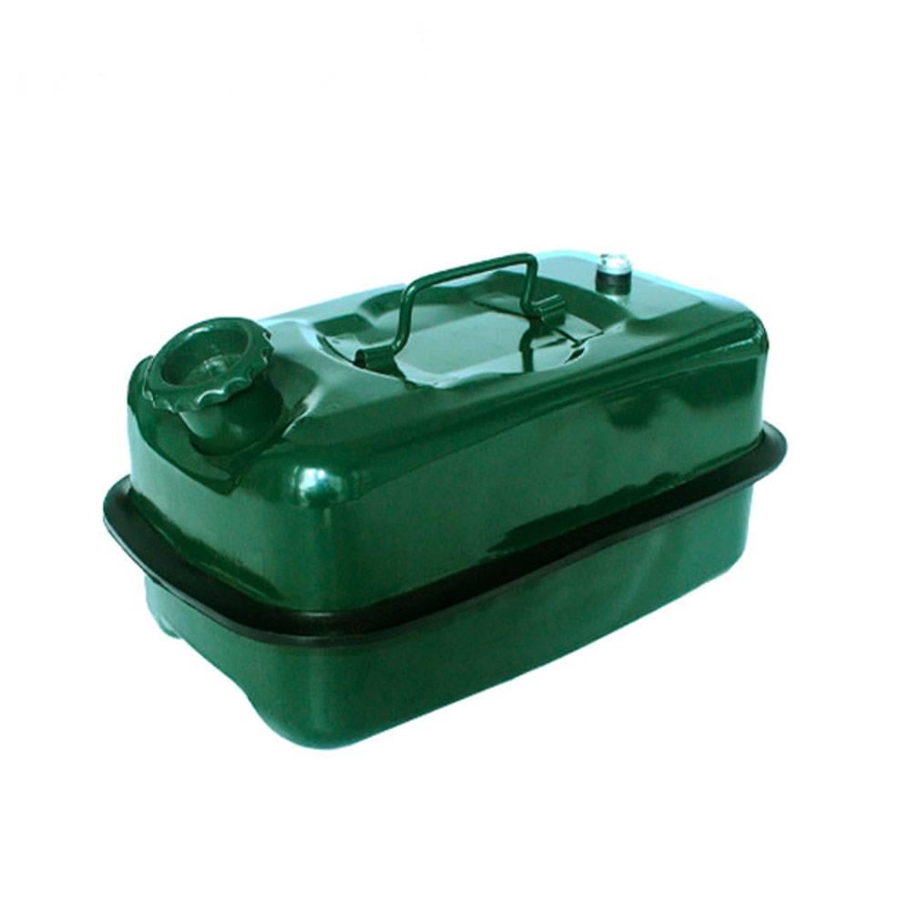 Каністра Merlion YT-HS-FX-5L металева з клапаном 5 л 310х180х165 мм Green (29040)