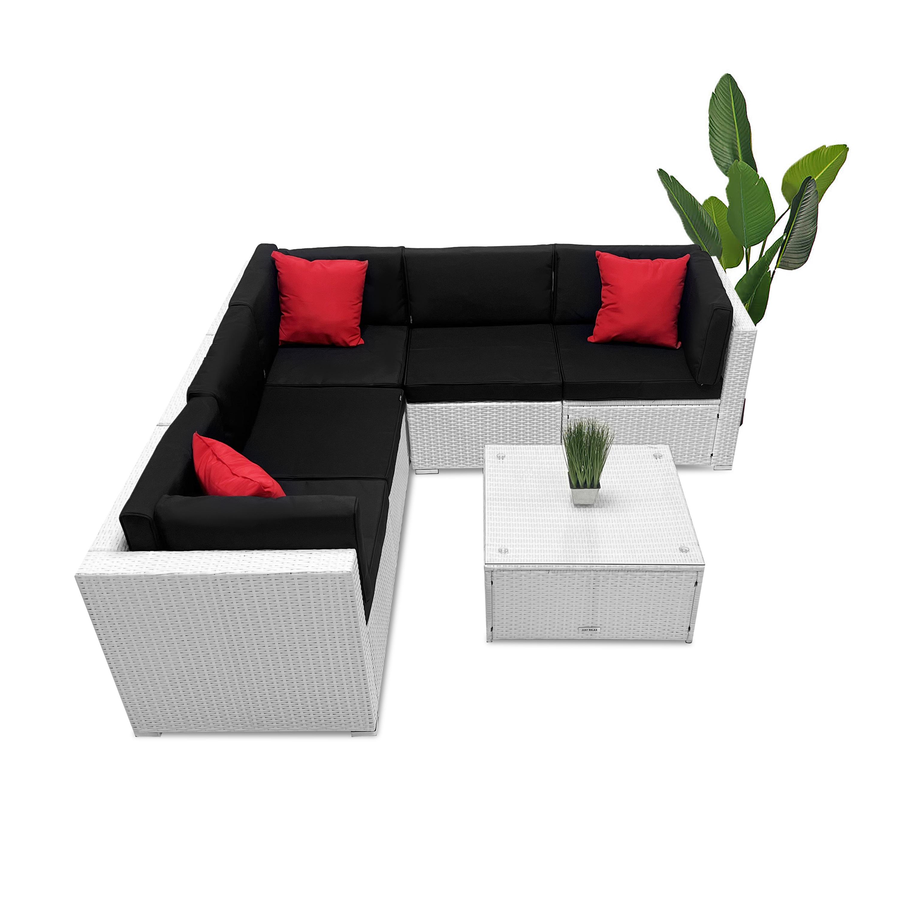 Набор садовой мебели Just Relax Lounge Teracce 6 330 White - фото 2