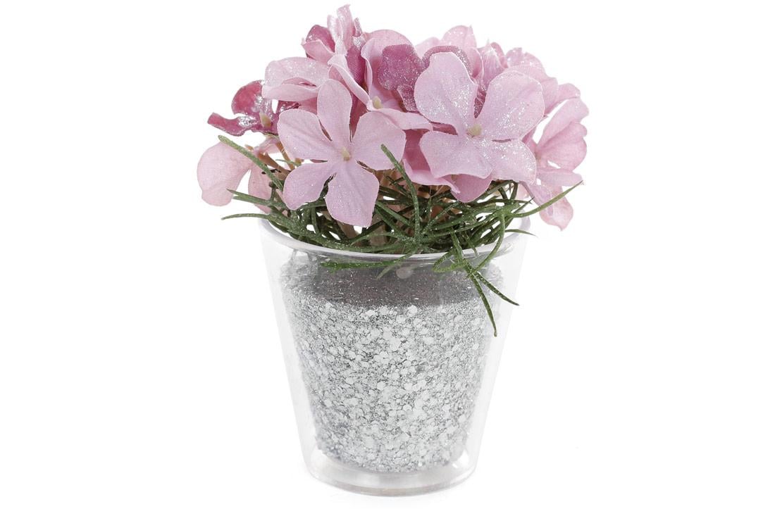 Декоративный цветок BonaDi Гортензия в горшочке (709-370)