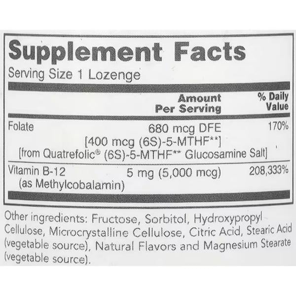 Витамин B12 Protocol for Life Balance Methyl B12 5000 мкг 60 Lozenges (23712975) - фото 2 Витамин B12 Protocol for Life Balance Methyl B12 5000 мкг 60 Lozenges (23712975) - фото 2