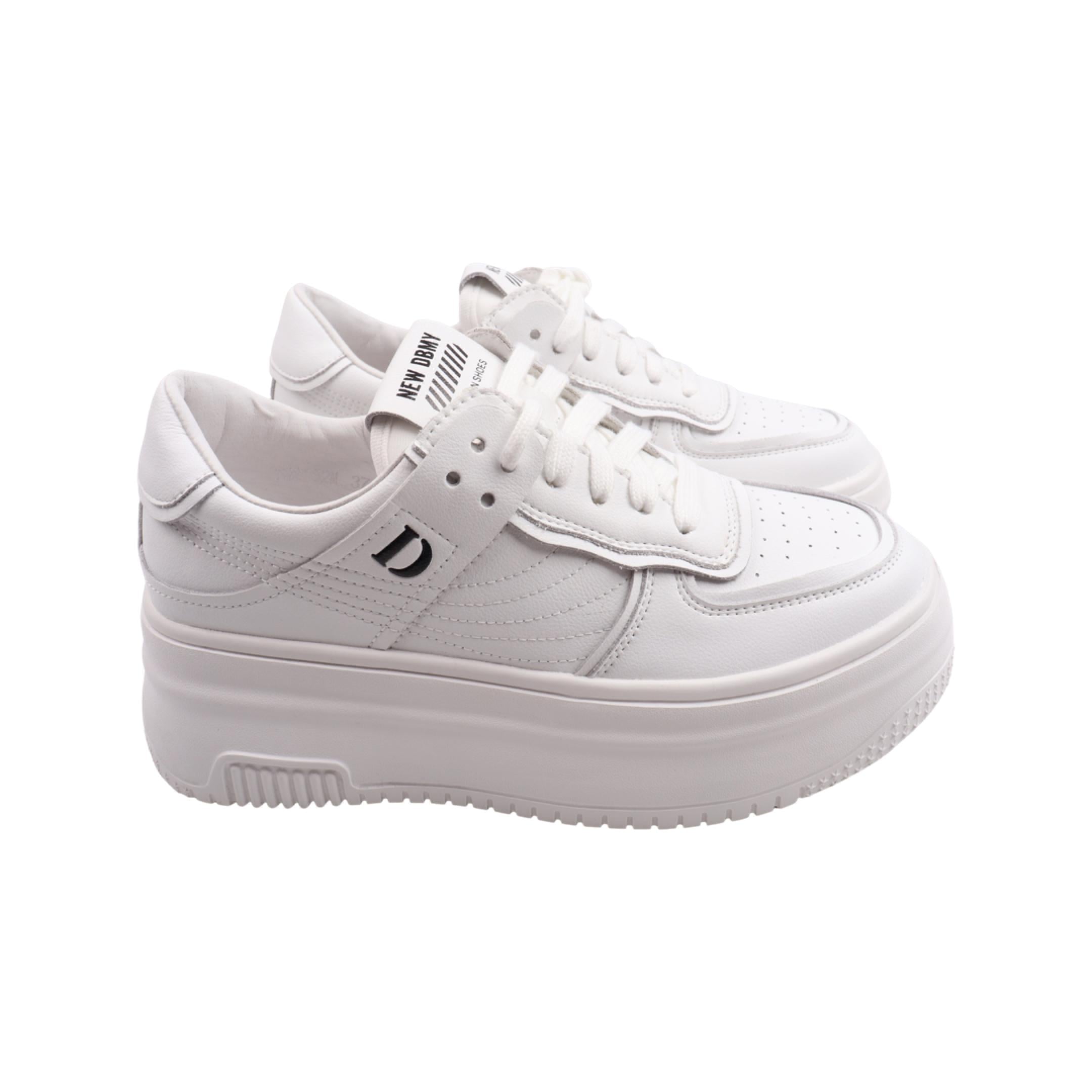 Кеды женские Melanda из кожи р. 40 Белый (103-23DTS)